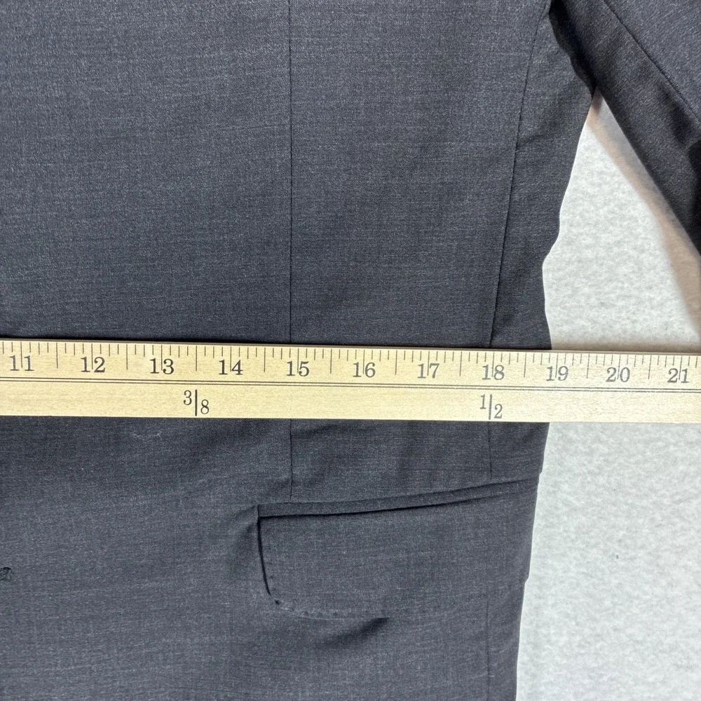 Brooks Brothers Explorer Regent Fit Black Wool Blend Sport Coat Blazer 40R